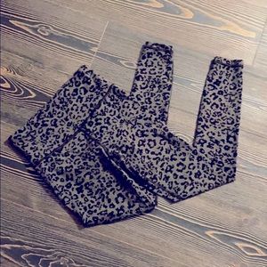 Athleta leopard leggings